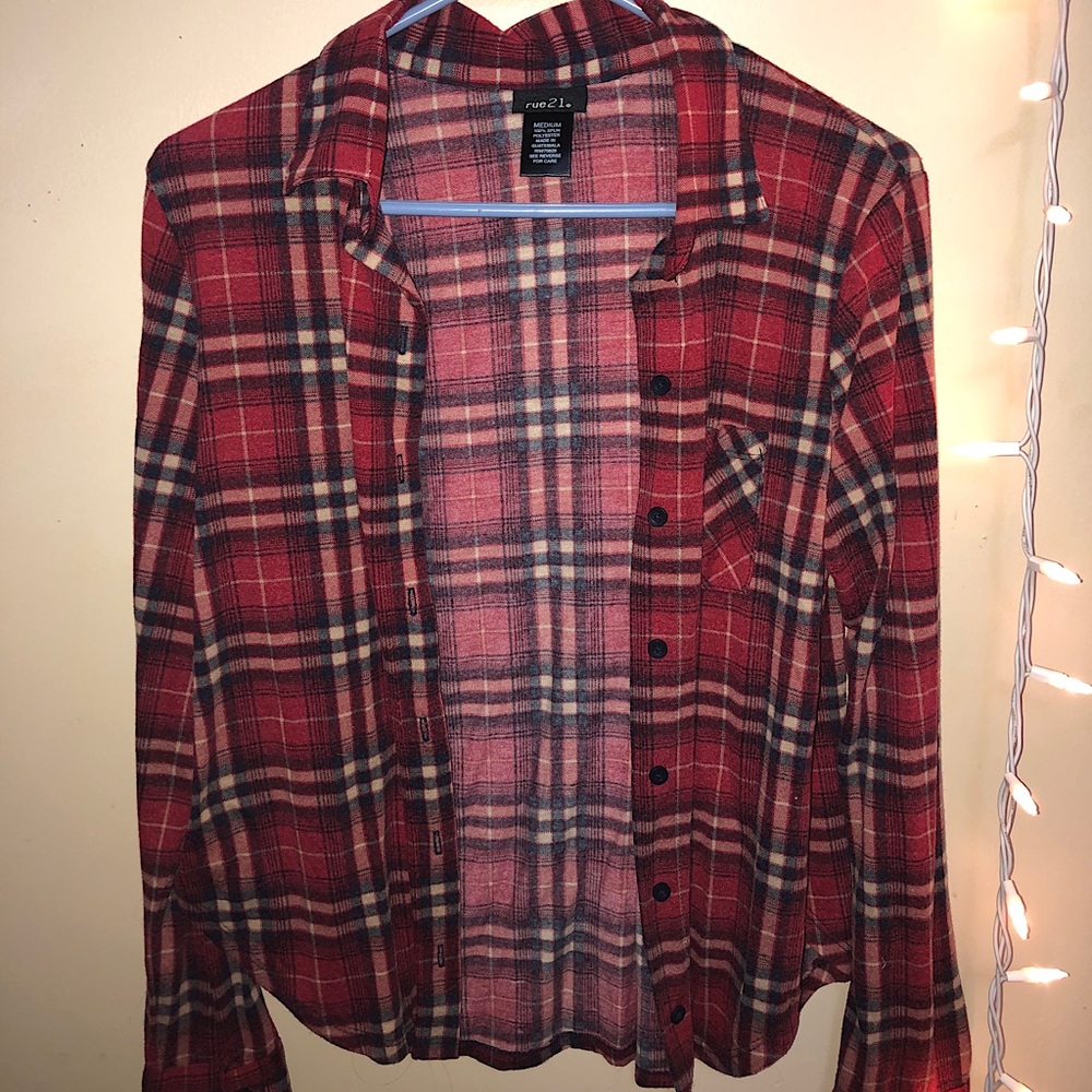 Flannel over shirt